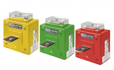 TDM ELECTRIC SQ1101-0206 Трансформатор тока измерительный с шиной ТТН-Ш 300/5-5VA/0,5 (3 шт., color) TDM